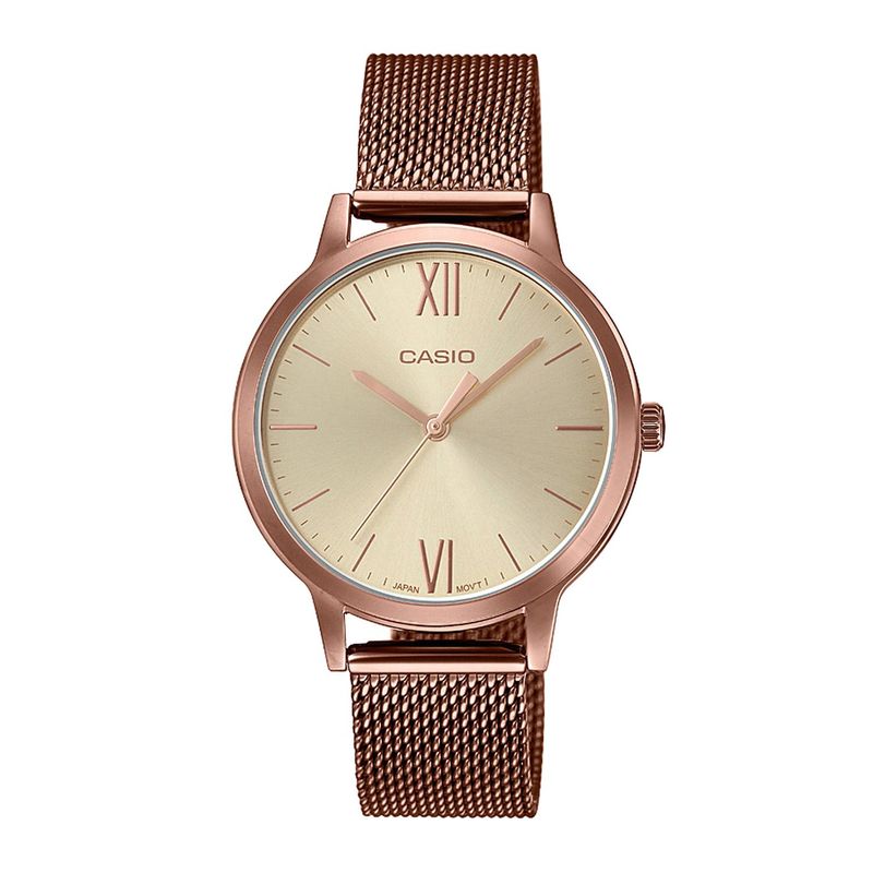 CASIO - Reloj CASIO LTP-E157MR-9ADF Acero Mujer Oro Rosa