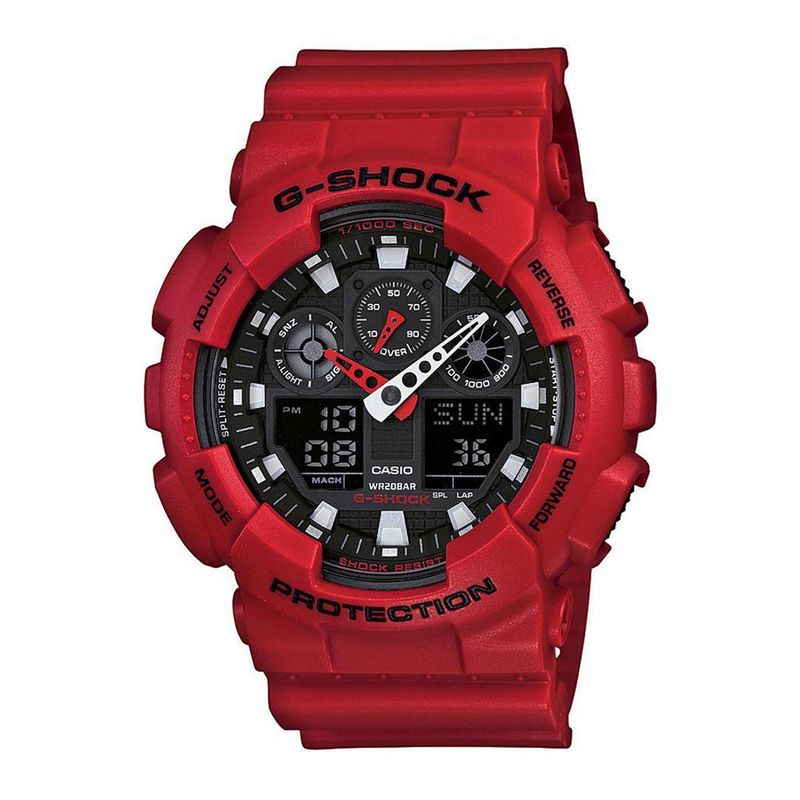 G-SHOCK - Reloj G-SHOCK GA-100B-4ADR Resina Hombre Rojo