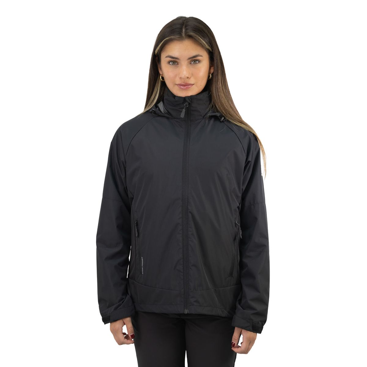 HARDWORK - Cortaviento HW Vent Mujer Black