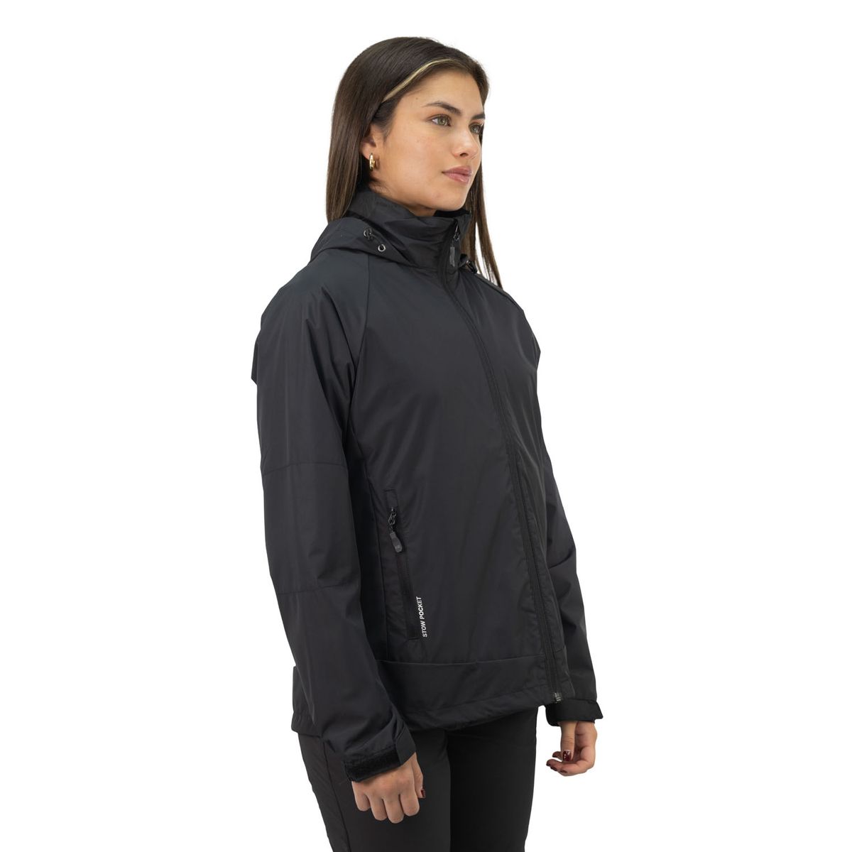 HARDWORK - Cortaviento HW Vent Mujer Black