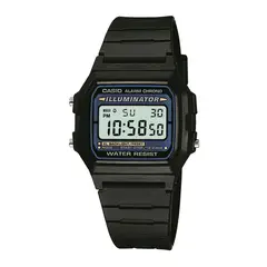 CASIO - Reloj F-105W-1ADF Resina Juvenil Negro