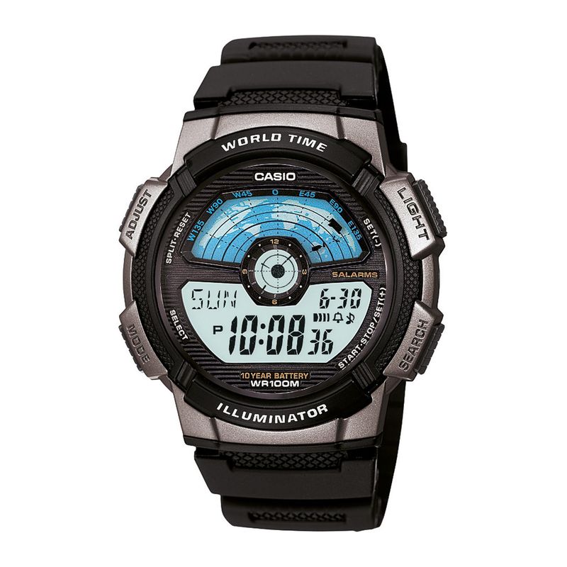 CASIO - Reloj CASIO AE-1100W-1AVDF Resina Juvenil Gris