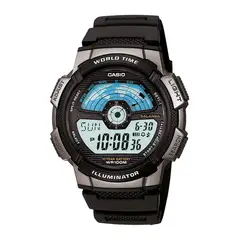 CASIO - Reloj AE-1100W-1AVDF Resina Juvenil Gris