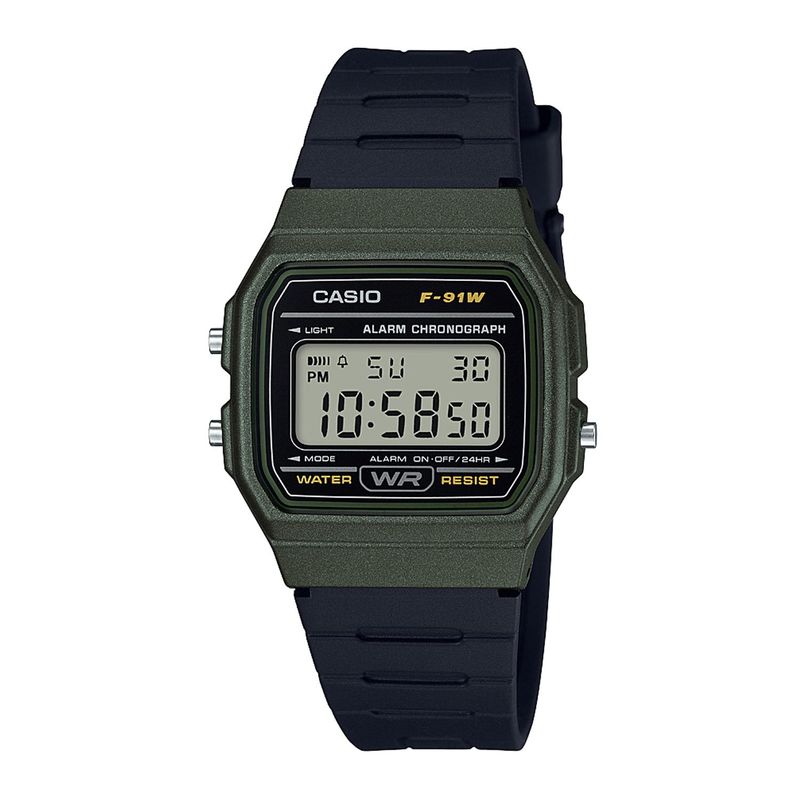 CASIO - Reloj CASIO F-91WM-3ADF Resina Juvenil Verde