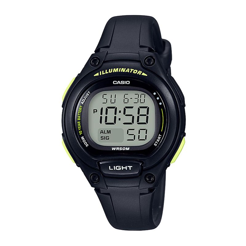 CASIO - Reloj CASIO LW-203-1BVDF Resina Mujer Negro