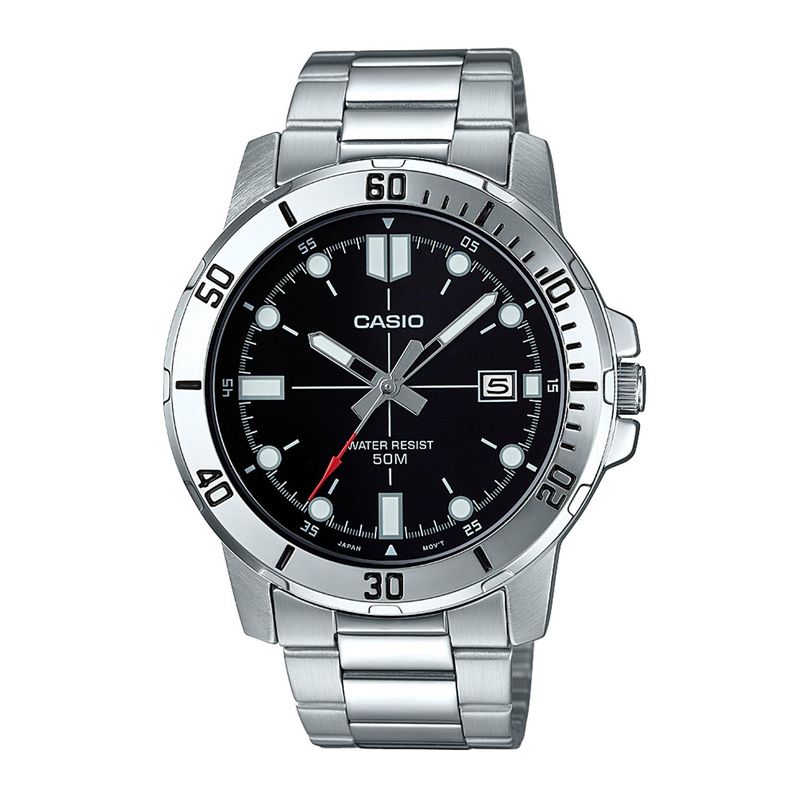 CASIO - Reloj CASIO MTP-VD01D-1EVUDF Acero Hombre Plateado