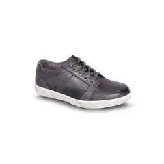 CARDINALE - Zapatillas caña baja Zapatos hombre cuero memphis-0-79 gris