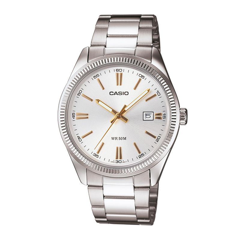 CASIO - Reloj CASIO MTP-1302D-7A2VDF Acero Hombre Plateado