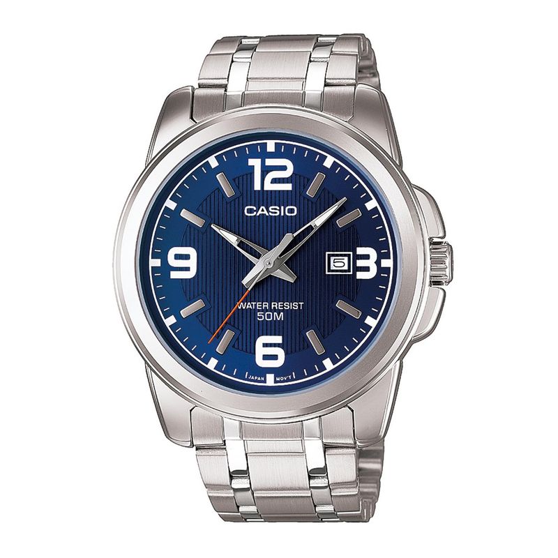 CASIO - Reloj CASIO MTP-1314D-2AVDF Acero Hombre Plateado