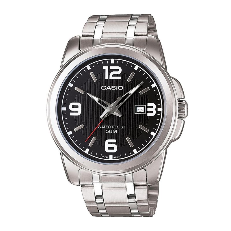 CASIO - Reloj CASIO MTP-1314D-1AVDF Acero Hombre Plateado