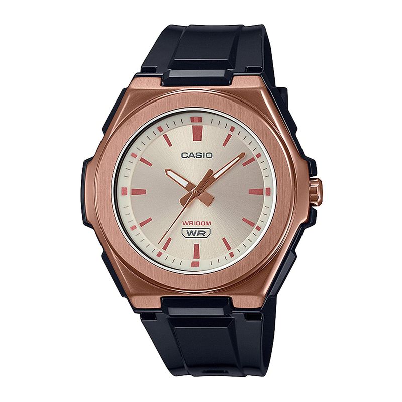 CASIO - Reloj CASIO LWA-300HRG-5EVDF Resina/Acero Mujer Oro Rosa