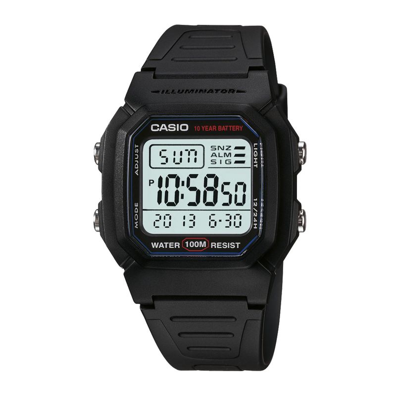 CASIO - Reloj Unisex CASIO W-800H-1AVDF