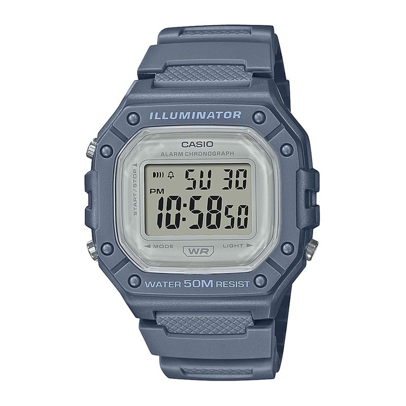 CASIO - Reloj CASIO W-218HC-2AVDF Resina Hombre Azul