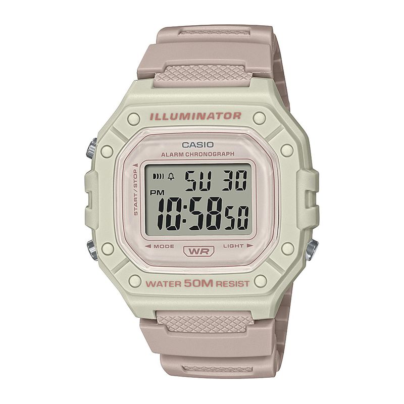 CASIO - Reloj CASIO W-218HC-4A2VDF Resina Hombre Beige