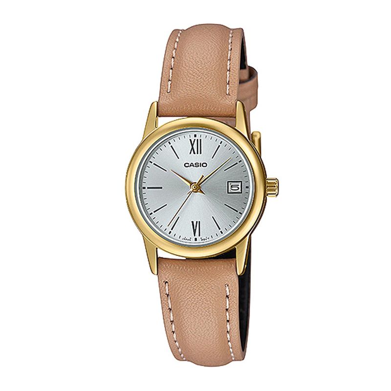 CASIO - Reloj CASIO LTP-V002GL-7B3UDF Acero Mujer Dorado