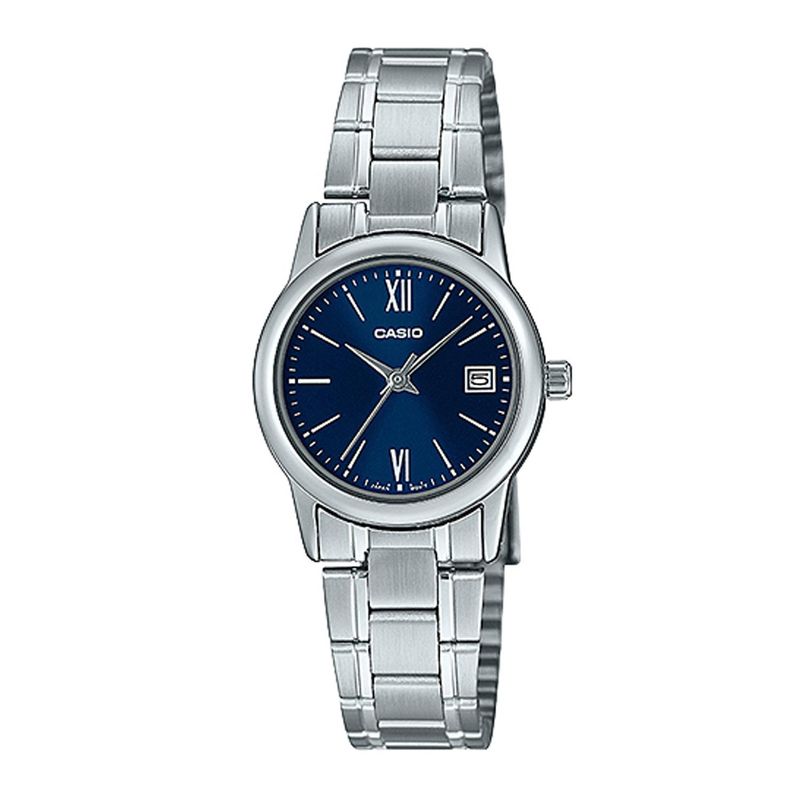 CASIO - Reloj CASIO LTP-V002D-2B3UDF Acero Mujer Plateado