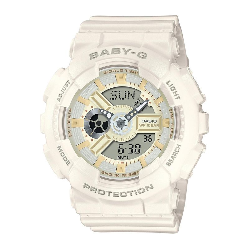 BABY G - Reloj BABY-G BA-110XSW-7ADR Resina Mujer Blanco