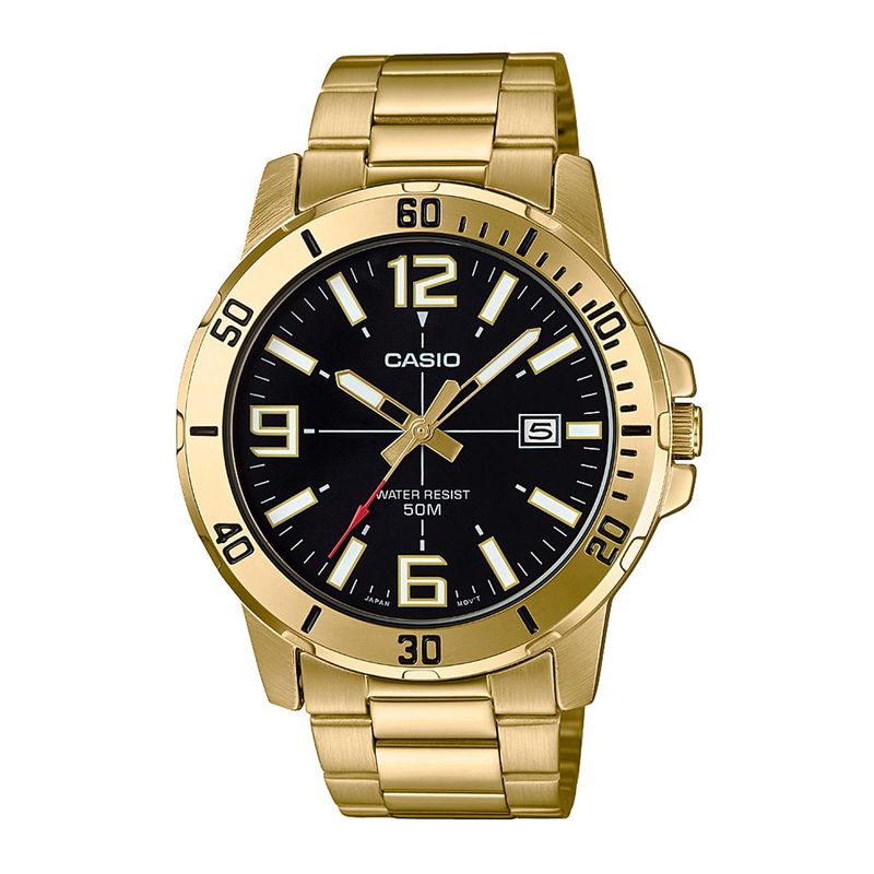 CASIO - Reloj CASIO MTP-VD01G-1BVUDF Acero Hombre Dorado