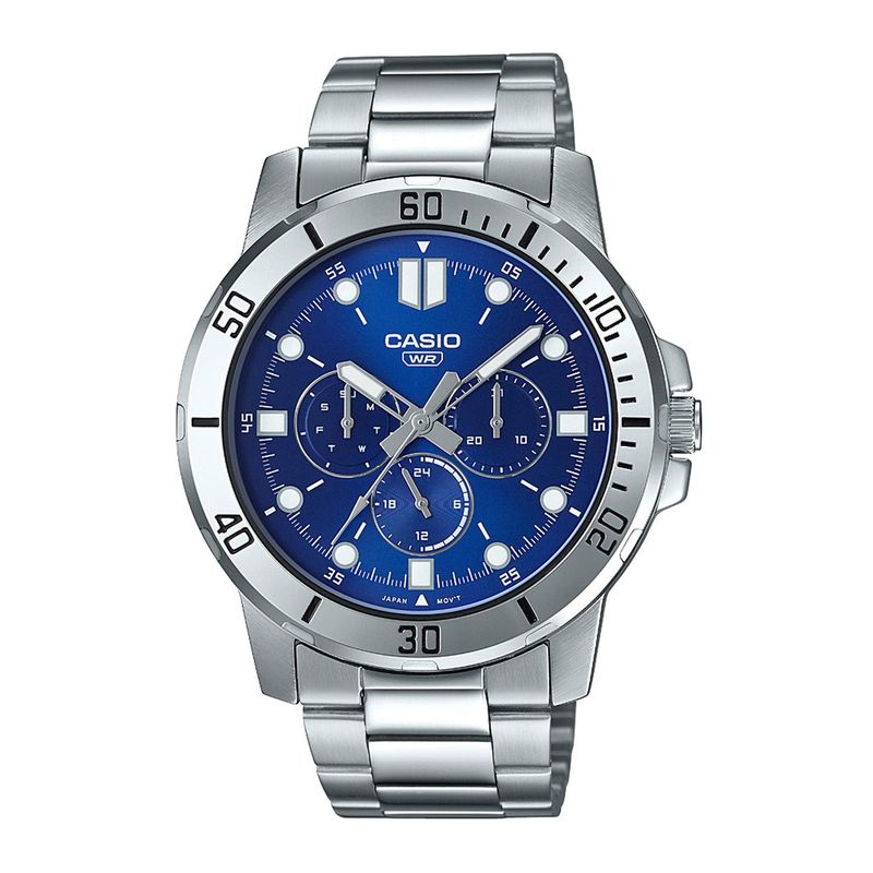 CASIO - Reloj CASIO MTP-VD300D-2EUDF Acero Hombre Plateado