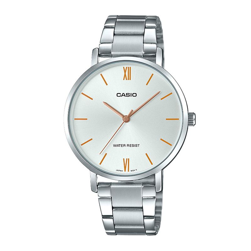CASIO - Reloj CASIO LTP-VT01D-7BUDF Acero Mujer Plateado