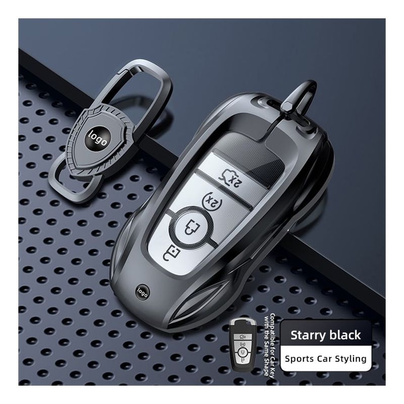 GENERICO - Funda Cubre Llaves Auto Para Ford Carcasa Zinc Regalo Padre