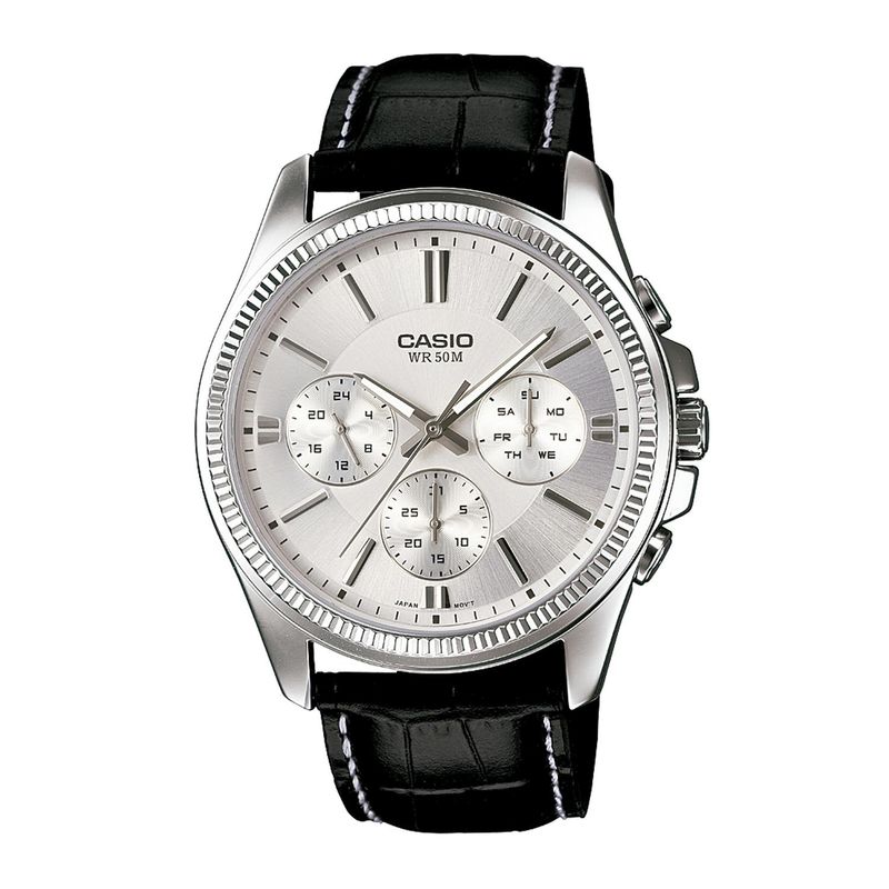 CASIO - Reloj CASIO MTP-1375L-7AVDF Acero Hombre Plateado