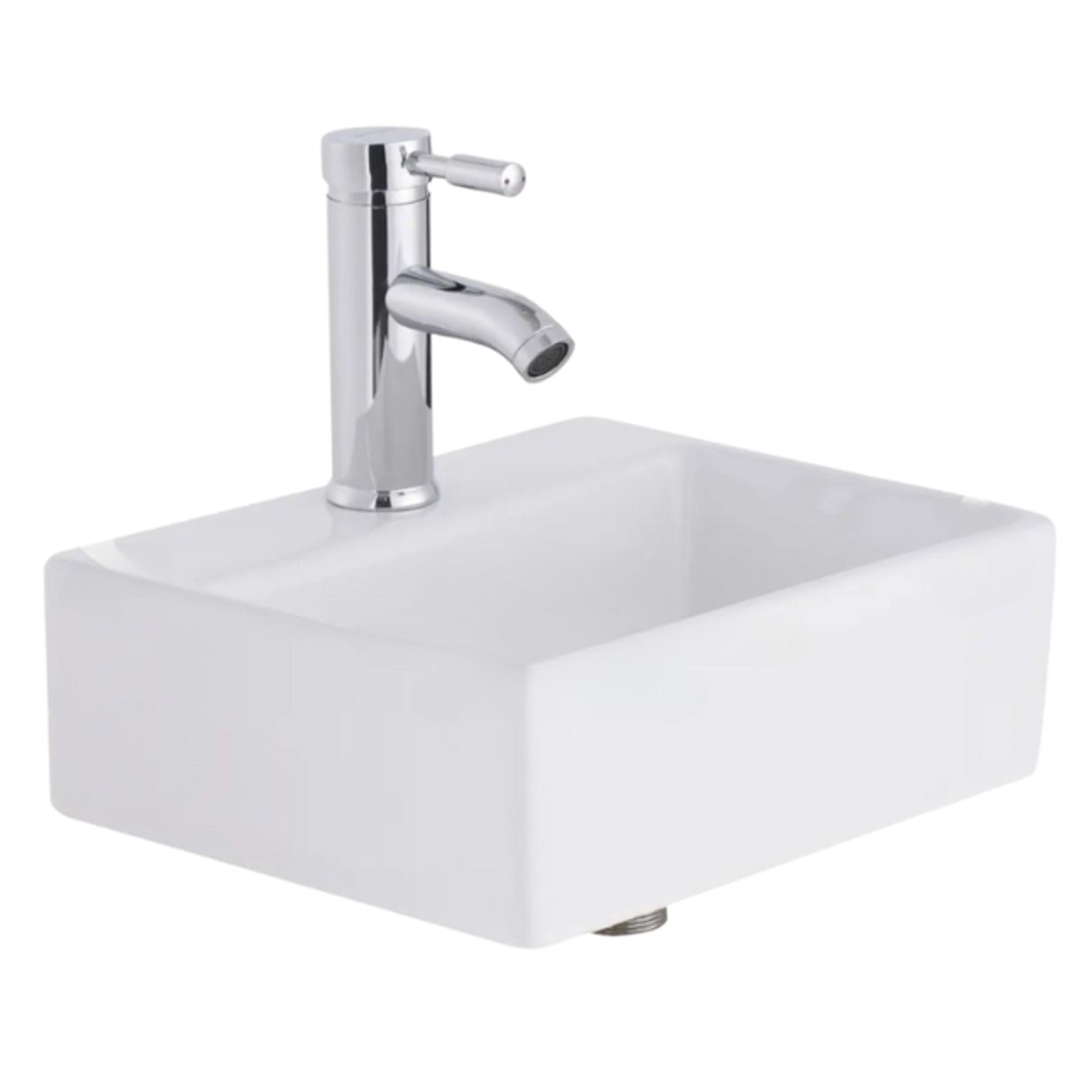 MODERN SPACE - Lavamanos Sobreponer O Colgante 32 X 29 Cm, Completo