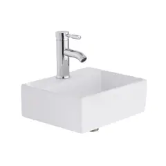 MODERN SPACE - Lavamanos Sobreponer O Colgante 32 X 29 Cm, Completo