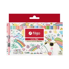 FILGO - Destacadores Lighter Fun 18 Colores Pastel