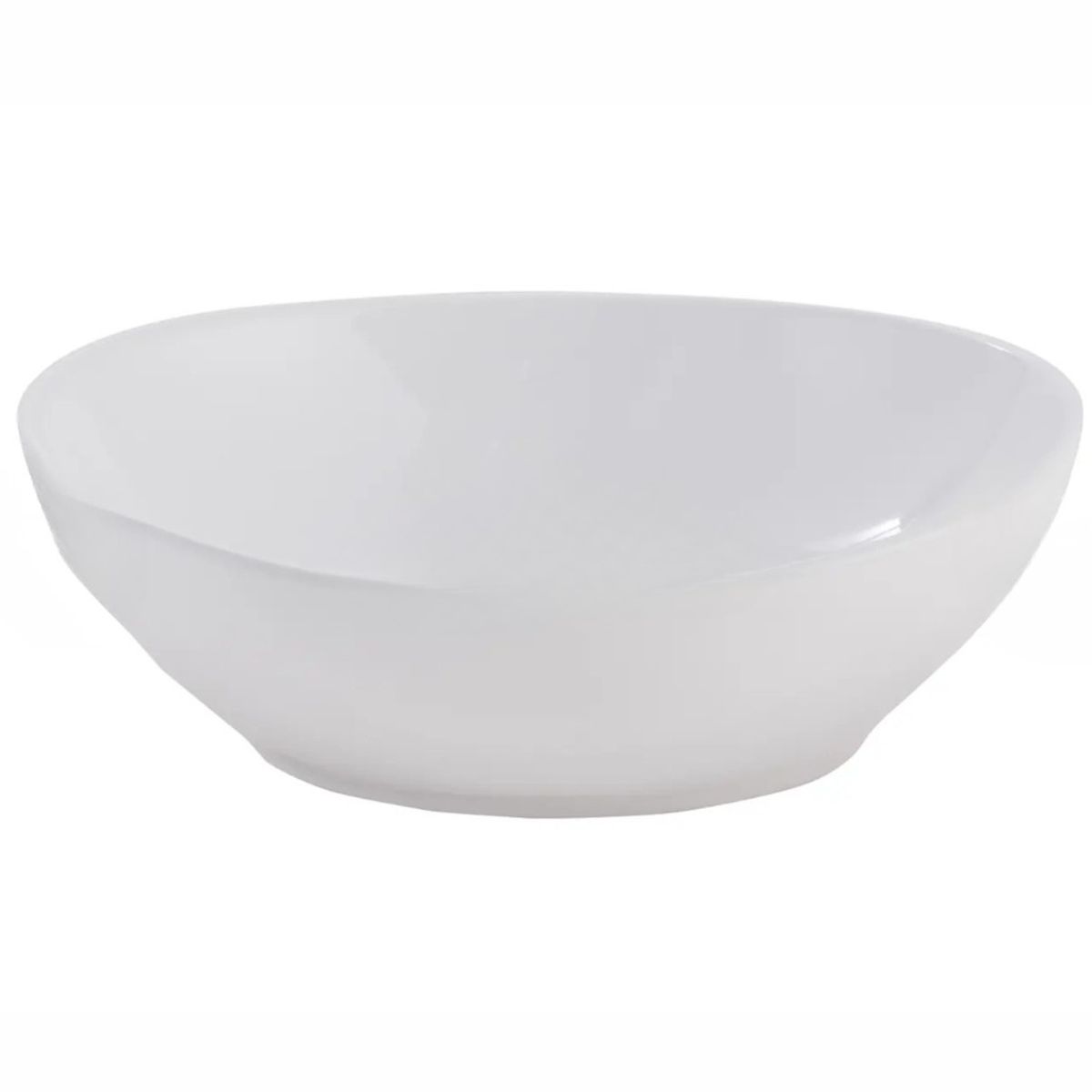 MODERN SPACE - Lavamanos Sobreponer Ovalado 41 X 34 Cm Blanco