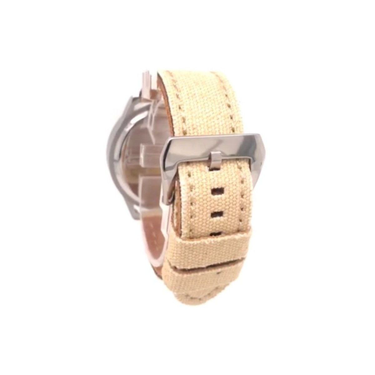 GENERICO - Correa De Reloj Diloy Tela Vaquera Y Cuero 20 Mm