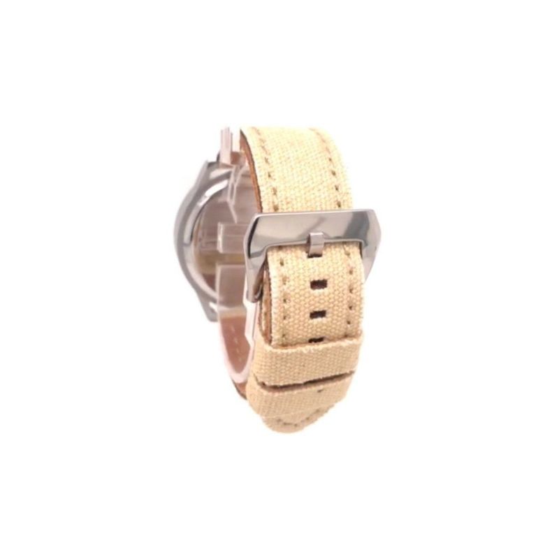 GENERICO - Correa De Reloj Diloy Tela Vaquera Y Cuero 20 Mm