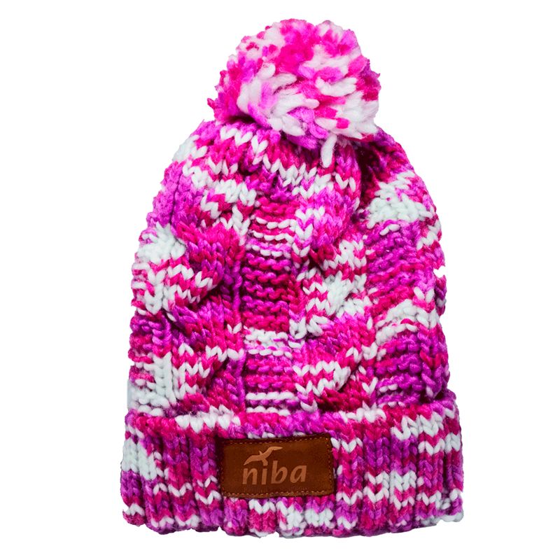 NIBA - Gorro Lana Camuflaje Rosablanco Niba