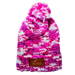 NIBA - Gorro Lana Camuflaje Rosablanco