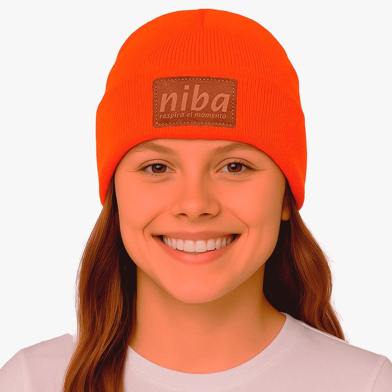 NIBA - Gorro Lana Los Maquis Naranjo Niba