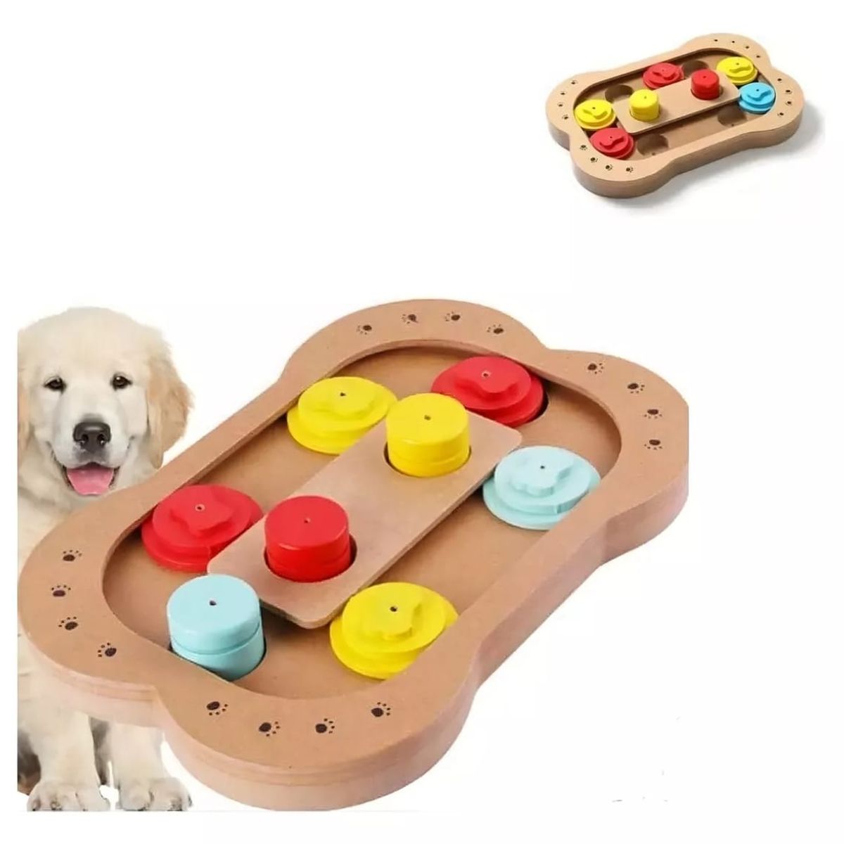 GENERICO - Juguete Educativo Con Alimentador Lento Para Perros