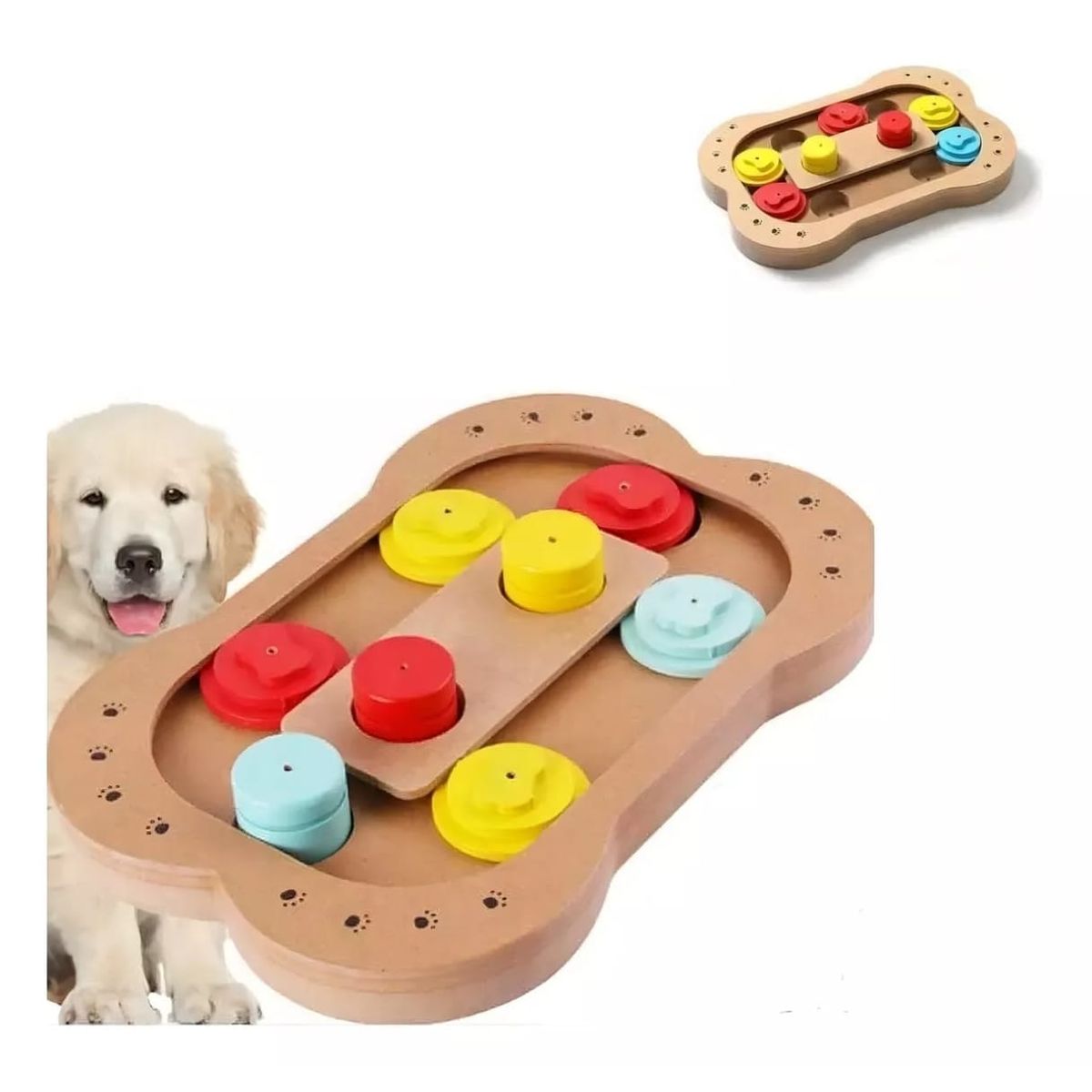 GENERICO - Juguete Educativo Con Alimentador Lento Para Perros