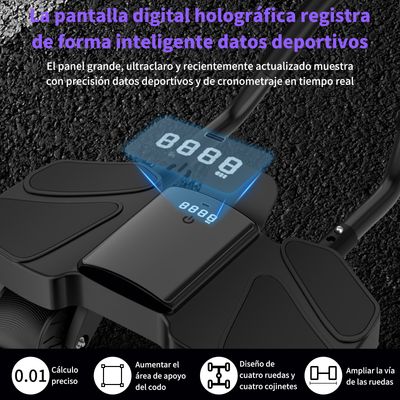 Imagen 2 del producto Rodillo Abdominal con Soporte para Codos y Colchoneta para Rodillas