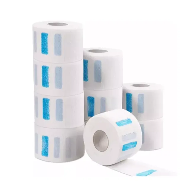GENERICO - Kit 20 Rollo Papel Cubre Cuello Barbería Peluquería Barber