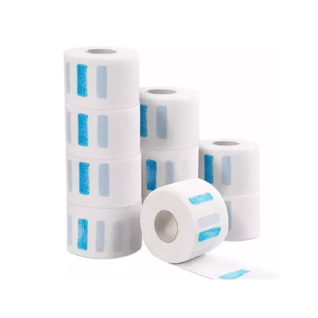 GENERICO - Kit 20 Rollo Papel Cubre Cuello Barbería Peluquería Barber