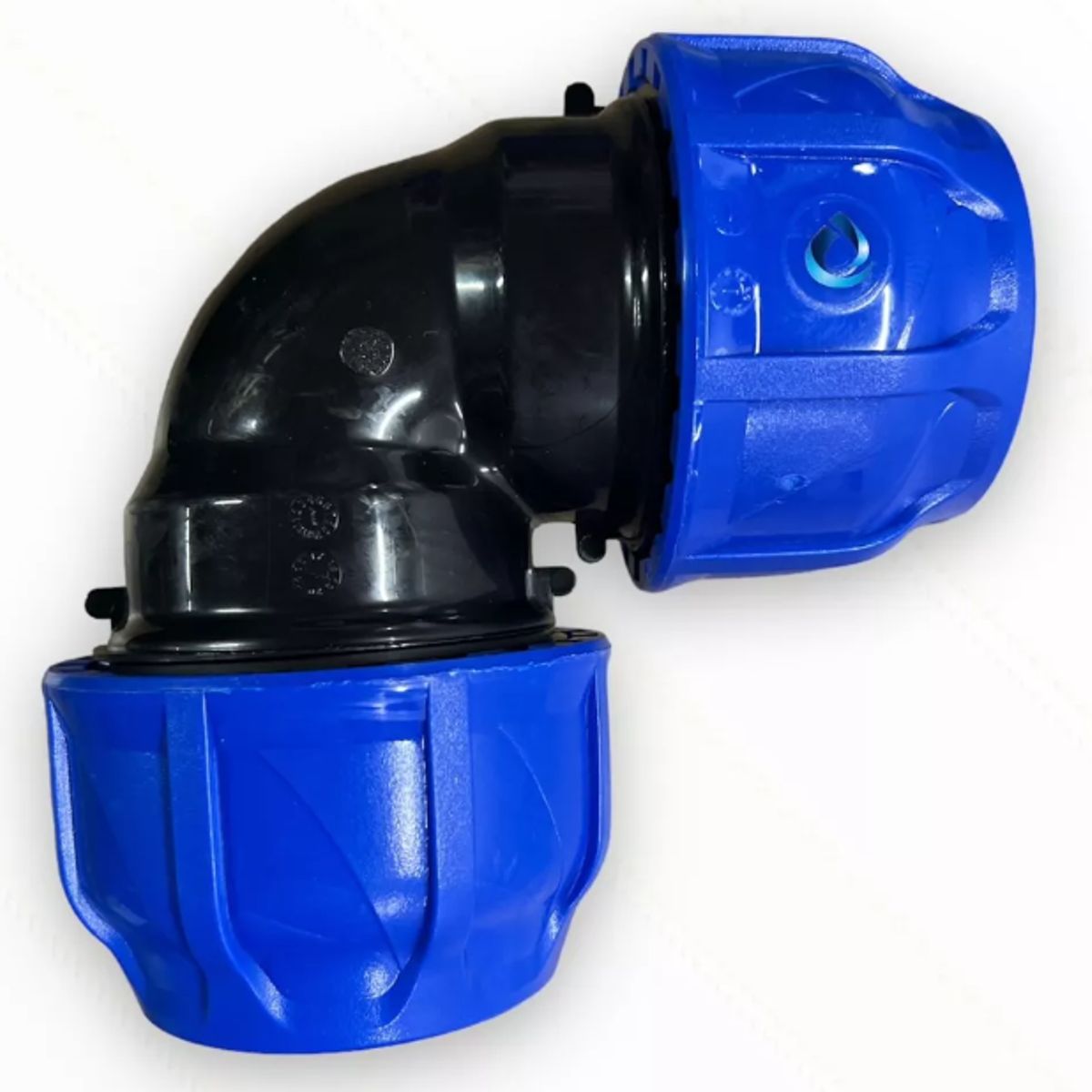 GENERICO - Codo Compresion Hdpe 110mm Plansa Polietileno Manguera