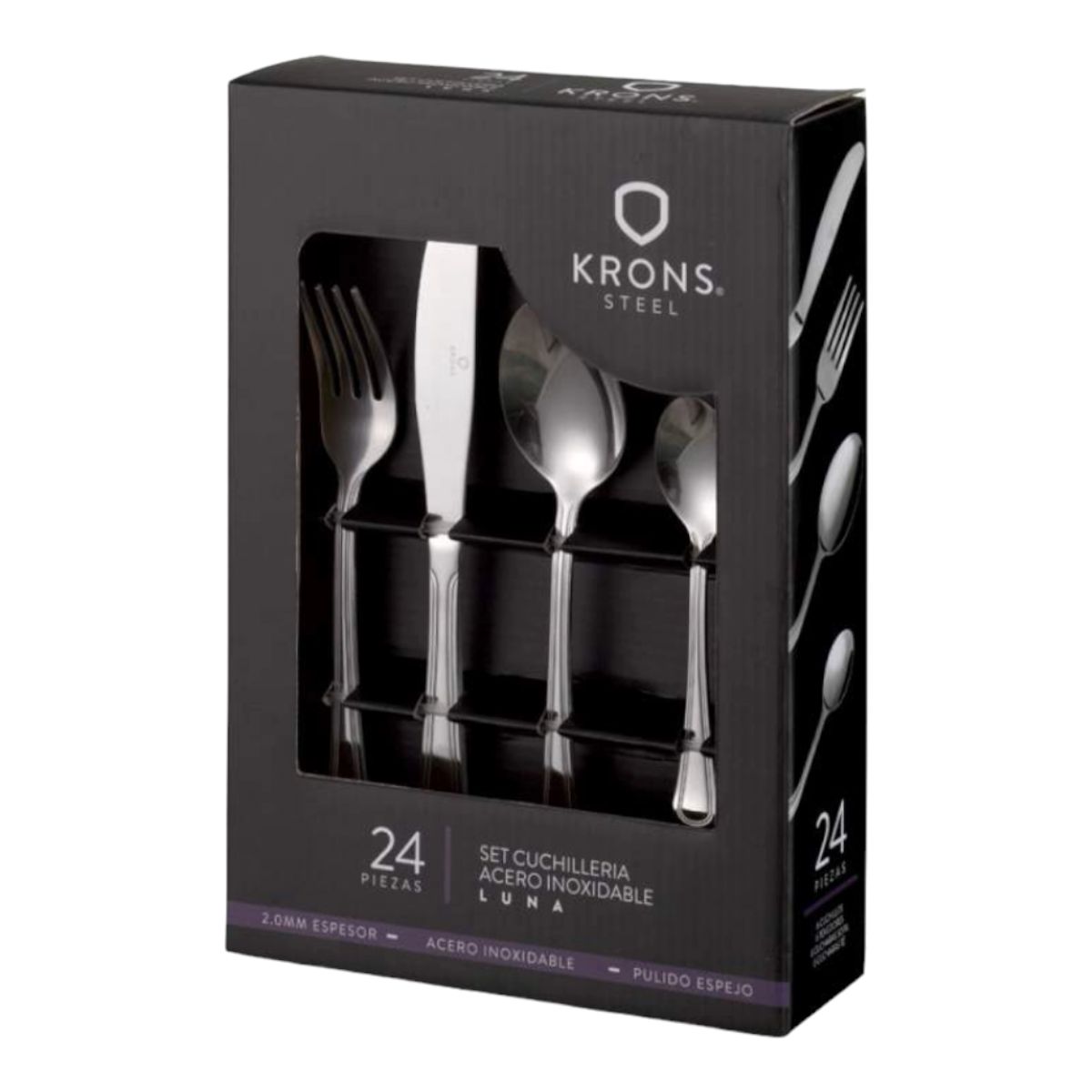 KRONS - Set 24 Pzs W/Box Luna Krons