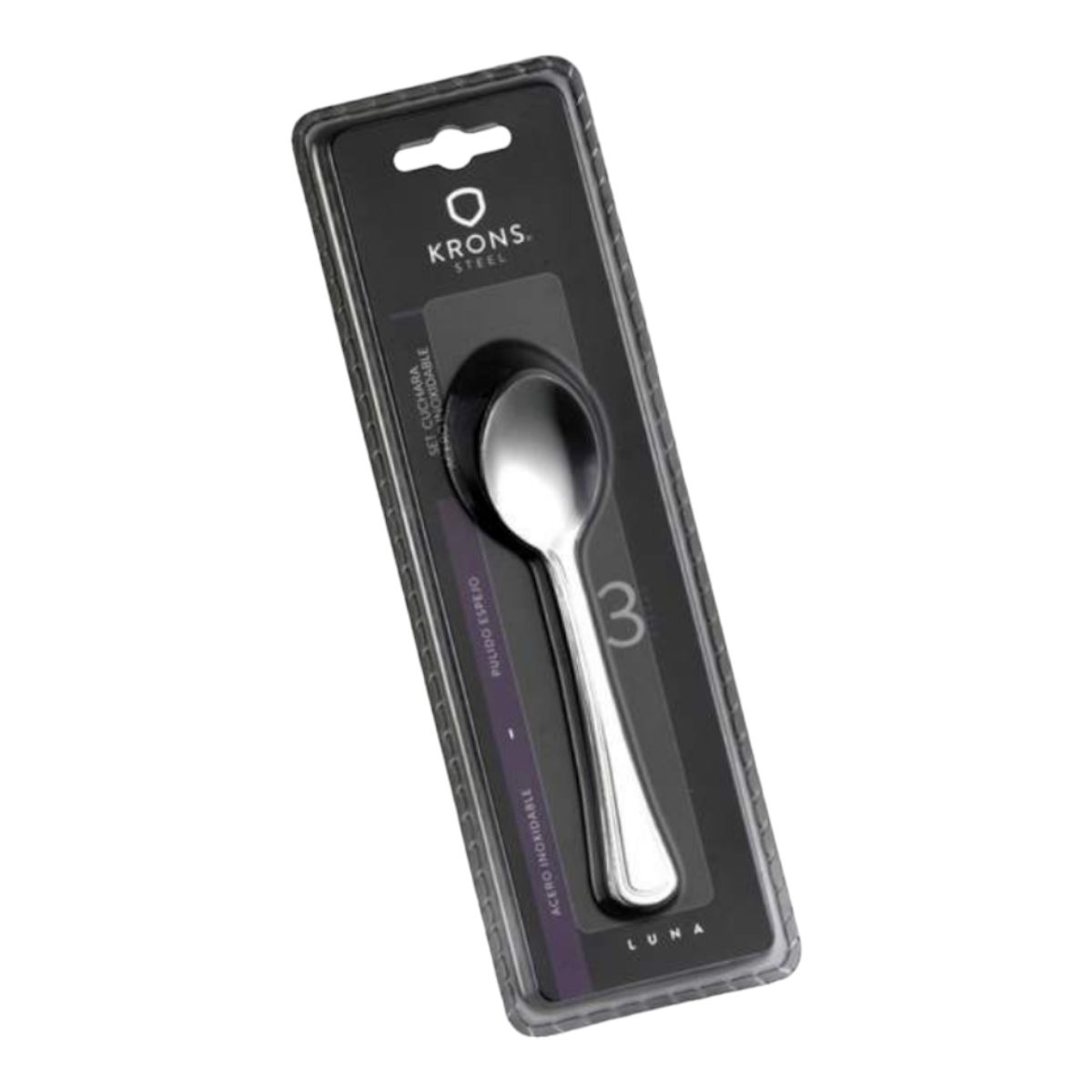 KRONS - Set 3 Cucharas De Te Blister Luna Krons