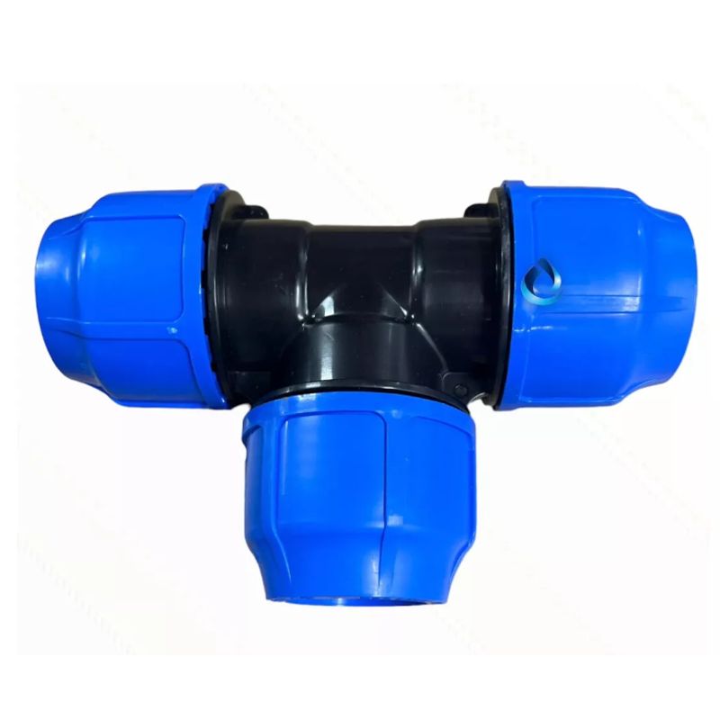 GENERICO - Tee Compresion Hdpe 110mm Plansa Polietileno Manguera