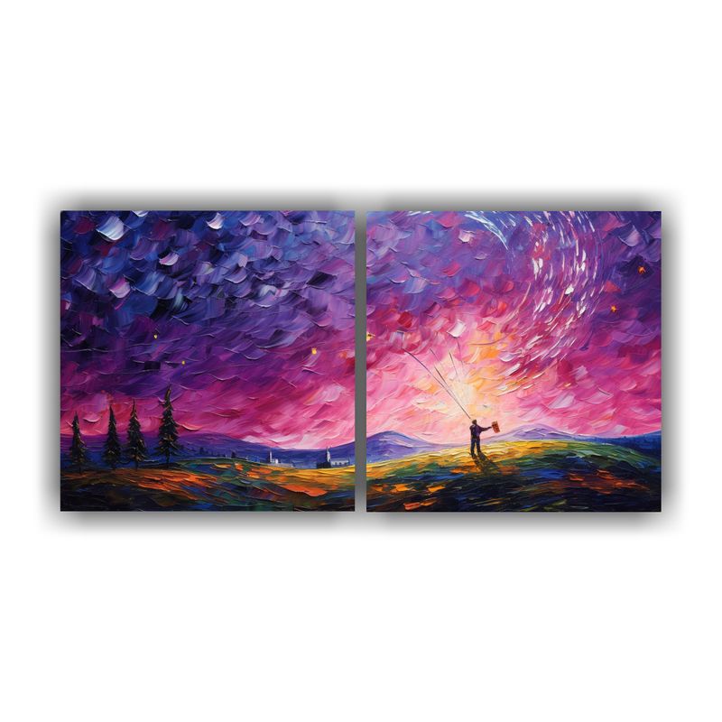 GENERICO - Pinturas Decorativas Inspiradoras De Lienzo Con Motivo De La 160x80cm