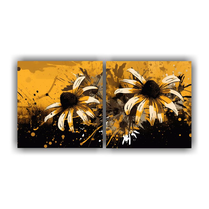 GENERICO - Pinturas Decorativas Vanguardistas Con Hierbas De Coneflower 160x80cm