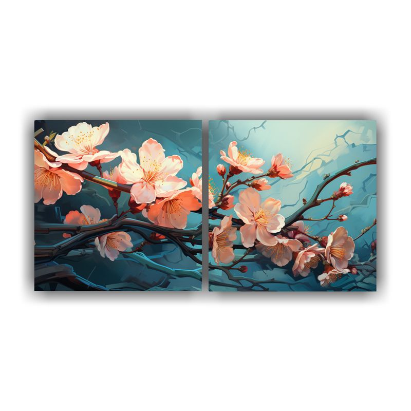 GENERICO - Pinturas Decorativas De Alta Calidad: Árbol Melocotón En C 160x80cm