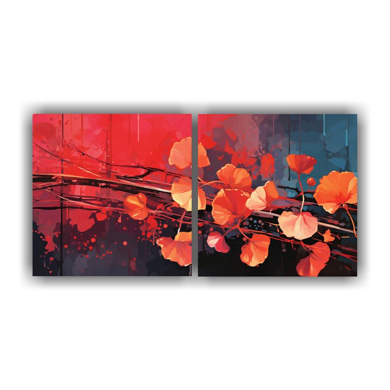 GENERICO - Pintura Decorativa De Un árbol De álamo Temblón En Colore 160x80cm