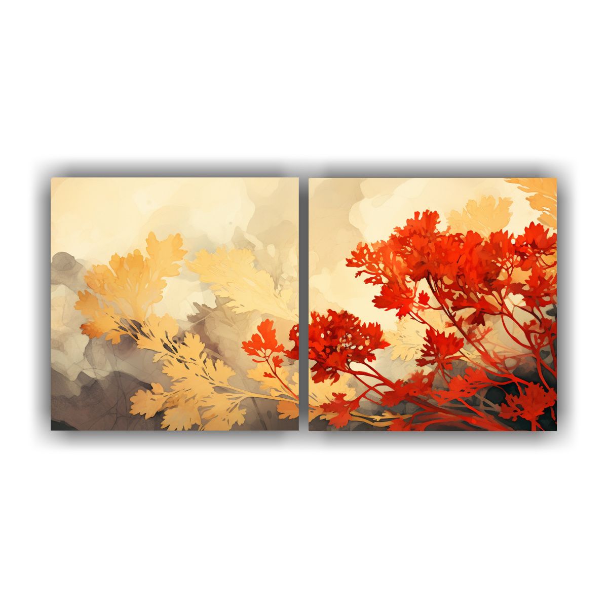 GENERICO - Cuadro De Pared Moderno Textura Aromáticas De Perejil En Ro 160x80cm