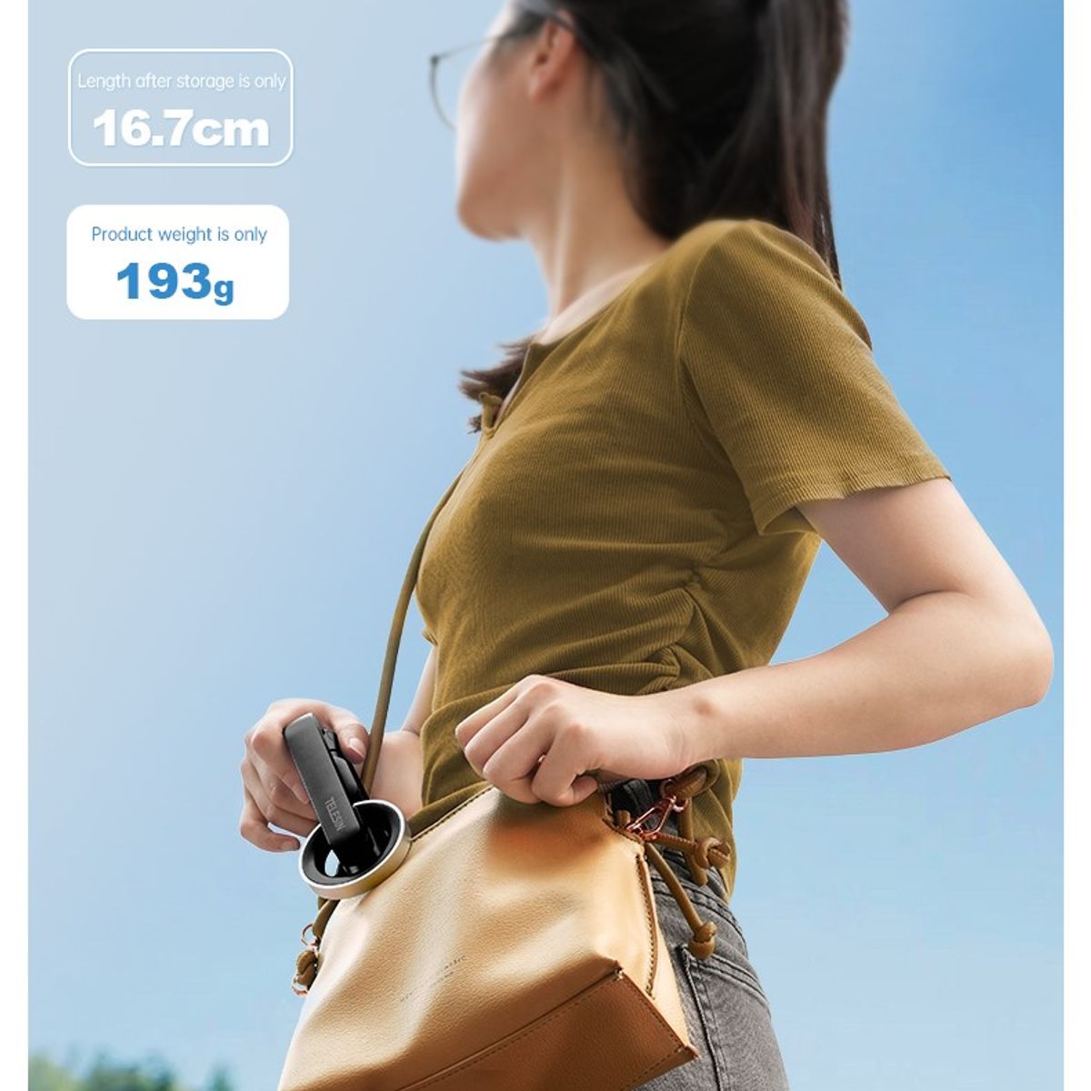 TELESIN - Baston Selfie Magnético para Smartphone Control BT - Telesin